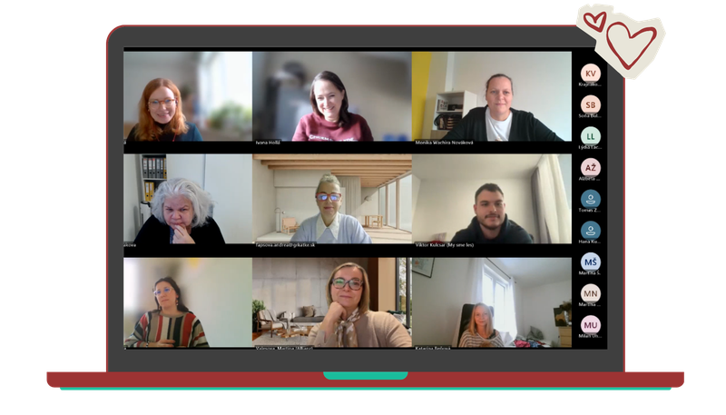 Screen z meetingu